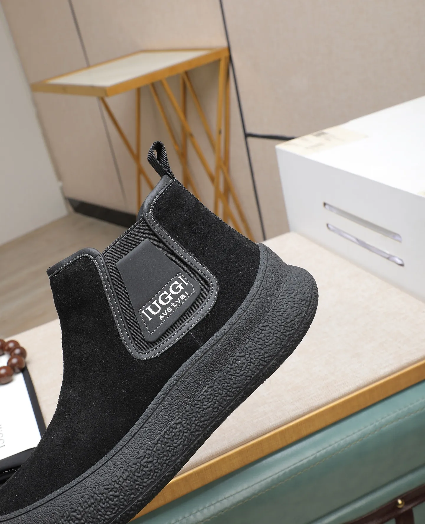 Men's shoes 💰580 IUGGI new retro presbyopia men's shoes, casual and versatile, full of high-end sense, fashionable, luxury and personalized style, joint model, retro presbyopia factor, full of handsome style, first layer suede cowhide, lining wool, rubber outsole, light and non-slip size: 39-44